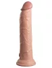 9" Dual-Density Vibrations-Silikon-Schwanz mit Fernlicht