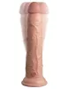 9" Dual-Density Vibrations-Silikon-Schwanz mit Fernlicht