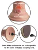 9" Dual-Density Vibrations-Silikon-Schwanz mit Fernlicht
