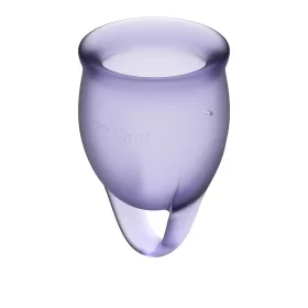 Fühl dich selbstbewusst Menstruationsbecher Lila