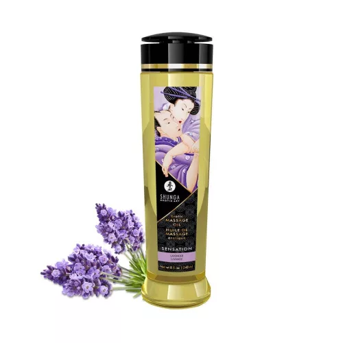 EROTISCHES MASSAGEÖL 240 ml / 8 oz LAVENDEL